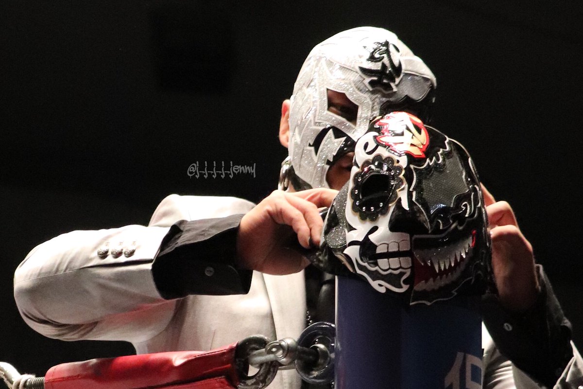 j_j_j_j_jenny's tweet photo. 2018.6.3 後楽園ホール
BEST OF THE SUPER Jr.25
BUSHI選手 オーバーマスク
#BUSHI #njpw #BOSJ25 https://t.co/kdu3WpGMWr