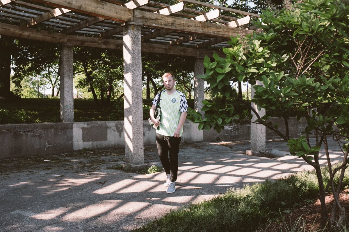 callme_STEP's tweet image. 🗣 Just got my Wings 🇳🇬🦅⚽️
Go Super Eagles Go! 
📷 @CalebZahm 
#ForNaija #Wordcup2018