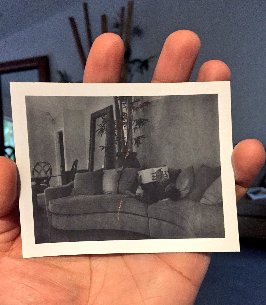 CWDaly's tweet image. My son reading captured on #polaroid667 #filmisnotdead #justexpired