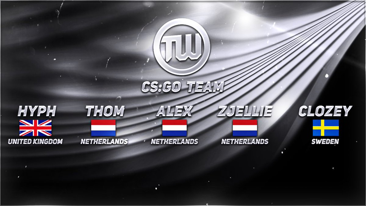 TeamWestCS's tweet photo. Introducing our new CS:GO team...
- @hyphcs 
- @zjellie 
- @ClozeCs 
- @ThomasCSGO_ 
- @AlexCS__ 
Good luck to them in their upcoming leagues! https://t.co/GzRtyuIzot