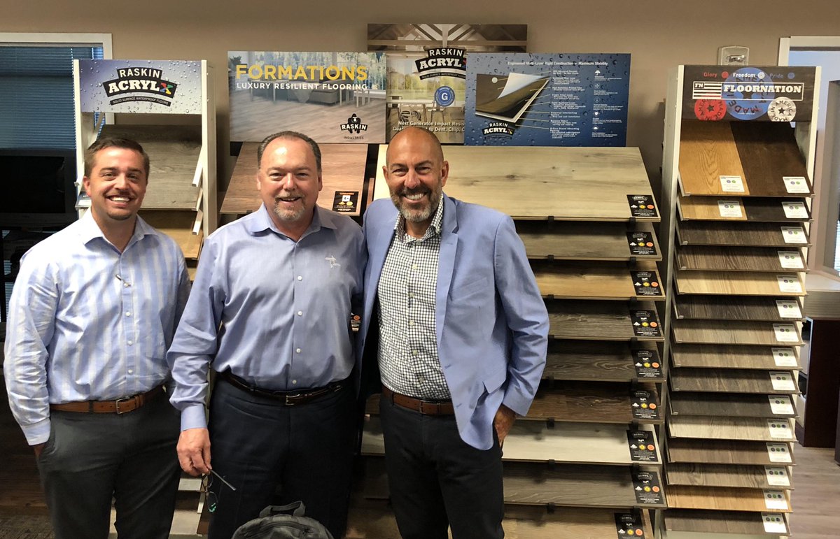 Raskin partners <a href="/TLDistributing/">T & L Distributing</a> Northern Regional Sales Meeting. Sales Team is excited to promote the new Raskin #LVT product lines! #Acrylx #FloorNation #Formations #Ceramix #Acoustx  #floors #flooring
