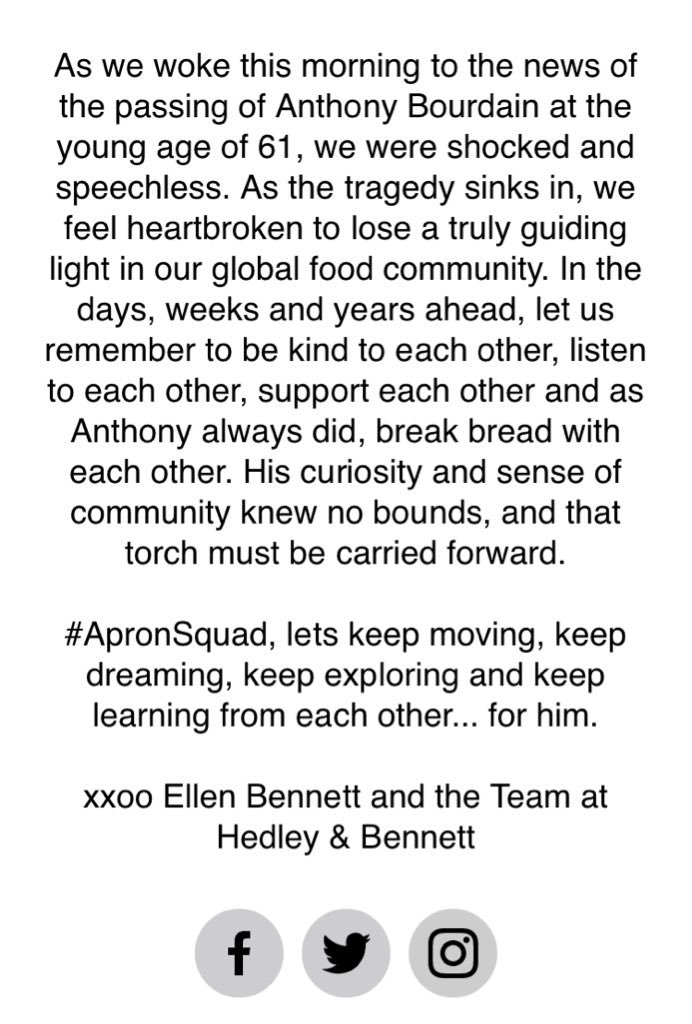 drpoliti's tweet photo. My hubs gives me funny looks when I get *excited* about sincere brands/people, but I can’t help feeling connected to that. This email @hedleybennett sent out reinforces why I feel connected to this brand. TY for knowing the world needed these words during this time of sadness. https://t.co/ddex2cTrwS