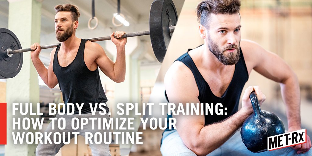 METRx's tweet photo. Confused about how to organize your training? Get the details on which plan will get you results: https://t.co/tmJf8mUeIL #SplitTraining #FullBodyWorkout https://t.co/i4siWUKlwY