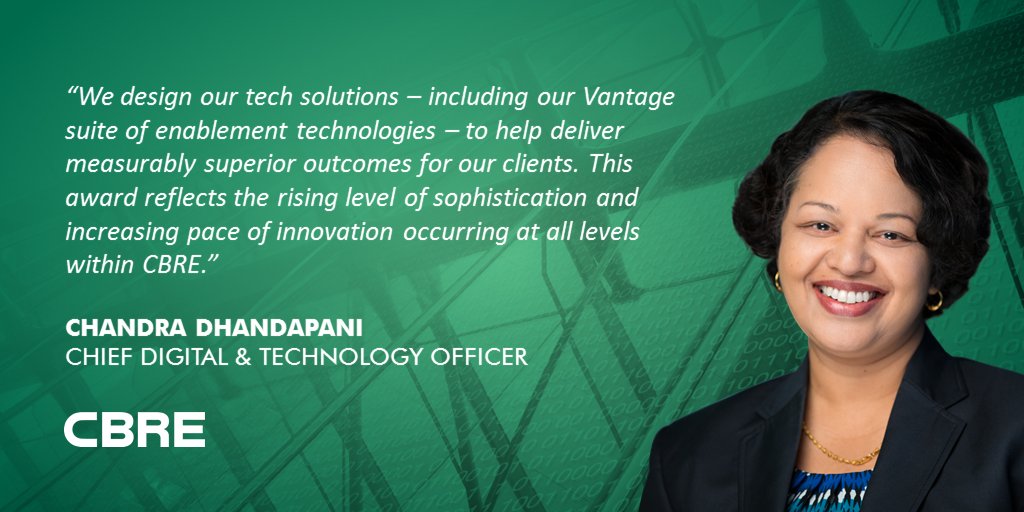 CBRE's tweet photo. CBRE Recognized for “Best Use of Automation” by Realcomm for Third Consecutive Year https://t.co/rcBNJQ4ONk @REalcommtweet @chandpani #Realcomm18 https://t.co/ngaqdz6sBA