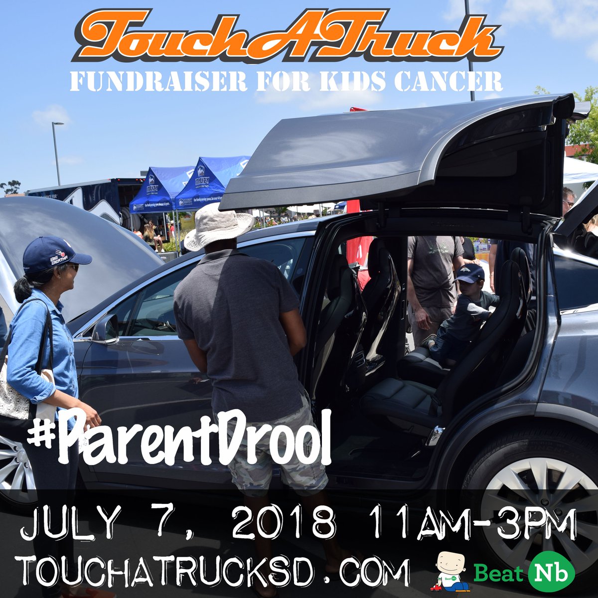 KidsCancerSux's tweet photo. Kids of ALL sizes can find something to drool over! Buy your tix now! $15 bucks. https://t.co/o2pY1rrD49 
. 
100% of your #TouchATruckSD ticket price goes to support #ChildhoodCancer research and clinical trials in #SanDiego and nationally. https://t.co/Ls220u3jCo