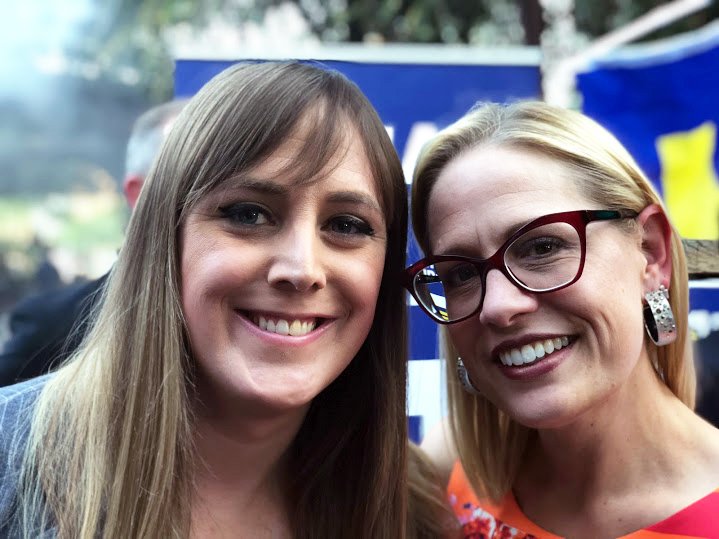 Kyrsten Sinema with an #EqualityVoter