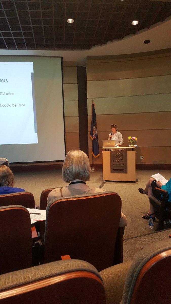 Melanie Shouse-Gonzales discusses the role of community cancer centers.in #HPVvaccine promotion efforts。#imwhpv