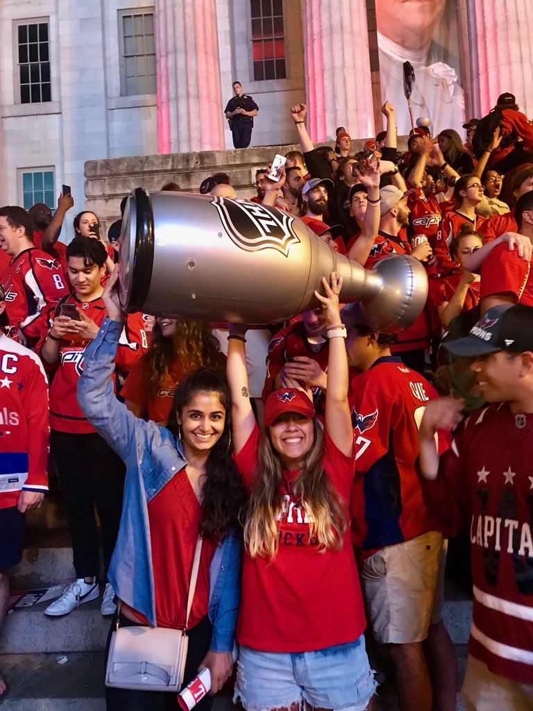 SofSoDope's tweet photo. can’t get over the fact that my city finally has a championship #ALLCAPS #RockTheRedDC ❤️💙❤️💙 https://t.co/X2AqNnNCdT
