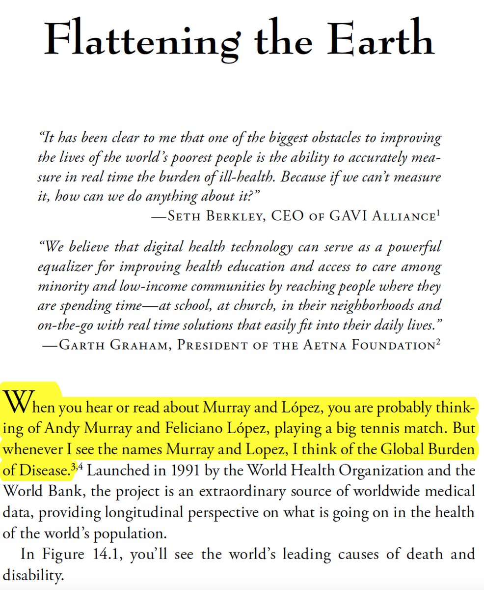 EricTopol's tweet photo. What I wrote about GBD in the opening of Chapter 14, The Patient Will See You Now #PWSYN https://t.co/t7Unejvpyd