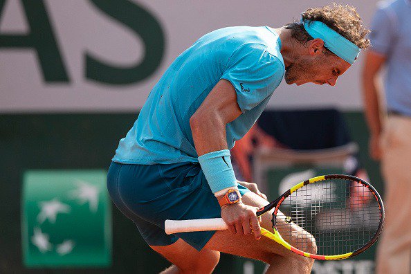 ESPNtenis's tweet photo. ¿Con qué palabra describirías a Rafa? 💪🏼🔝 

#RGxESPN https://t.co/rwlxI3KjpV