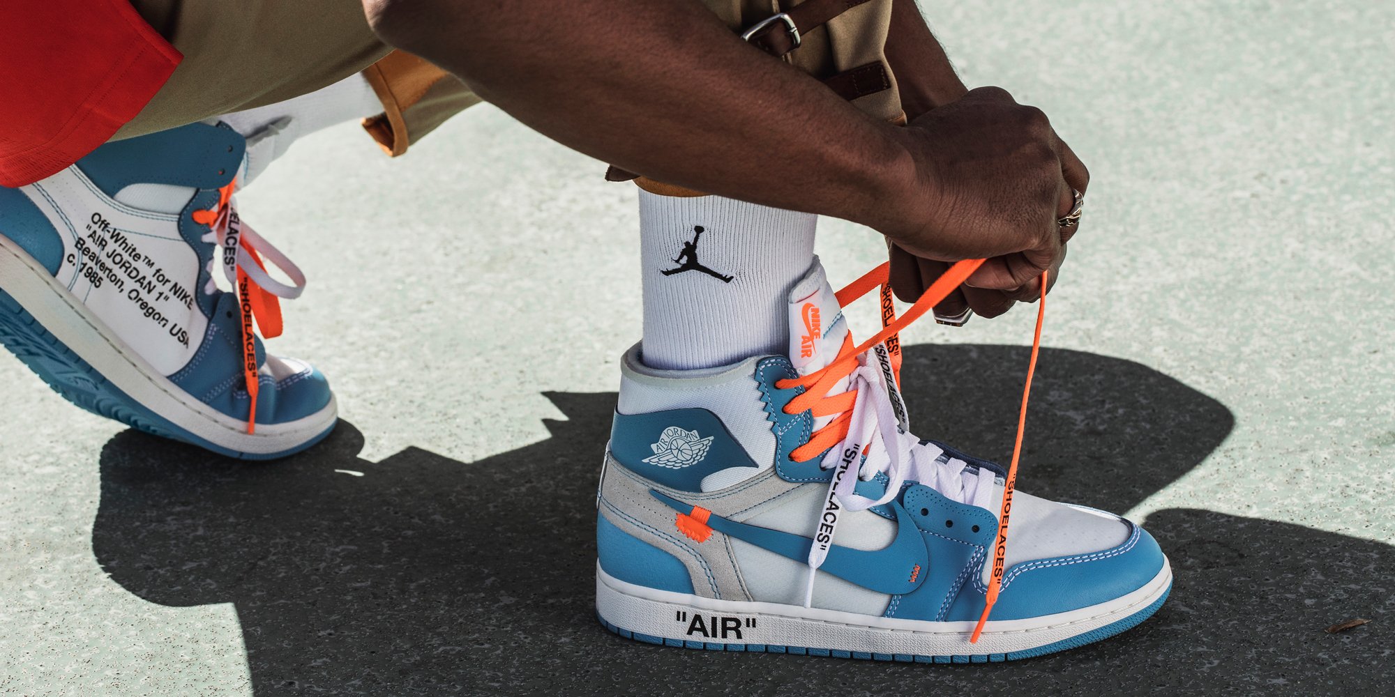 on Twitter: "The Off-White x Air Jordan 1 'UNC'. Coming soon @sneakersnstuff. https://t.co/FVDSzJpmsa" / Twitter