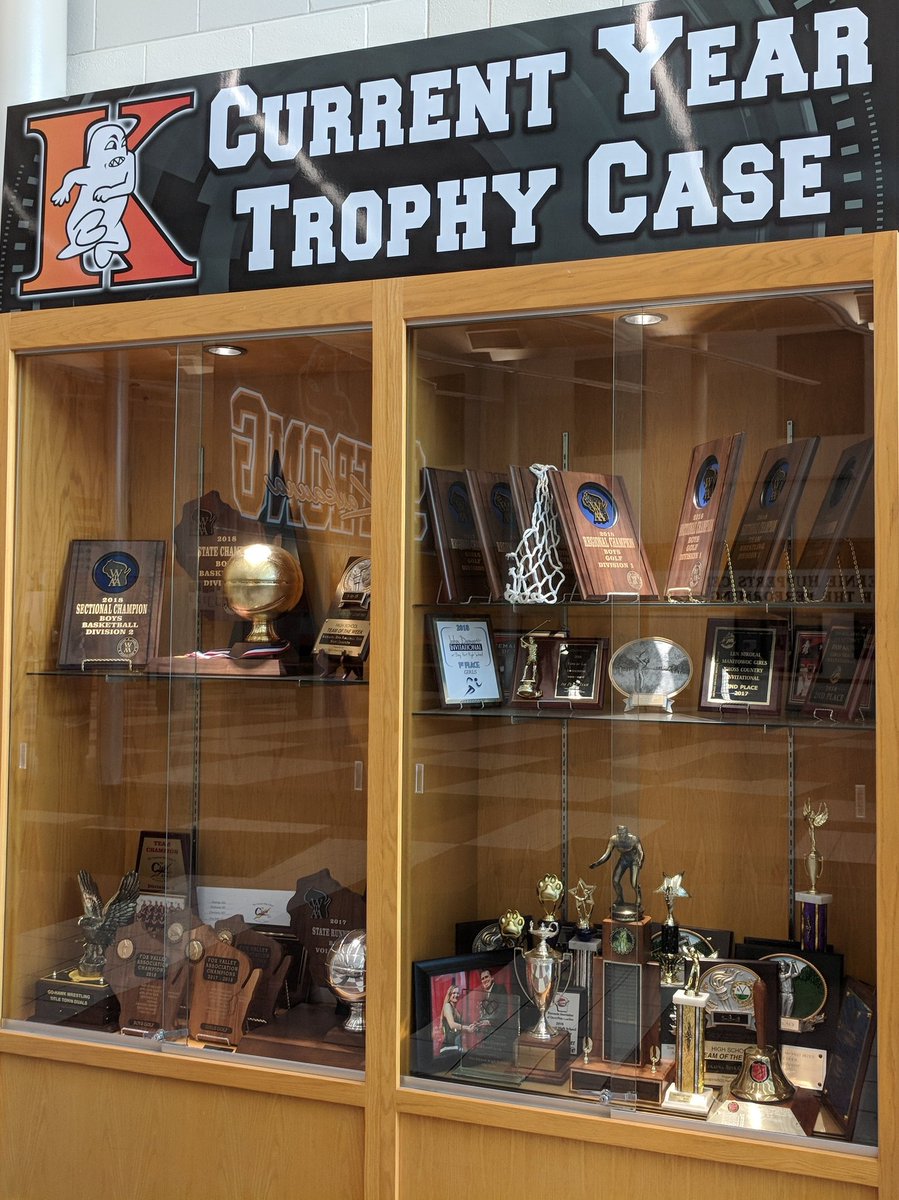 What a year Kaukauna Co-Curriculars have had.  A full case and even more memories. #GoGhosts