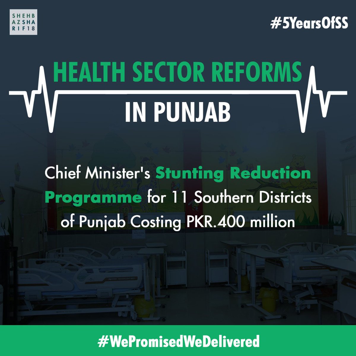 PMLNPunjabPk's tweet photo. Launch of Chief Minister's Stunting Reduction Programme for 11 Southern District of Punjab. #5YearsOfSS https://t.co/VRr18L7sTN