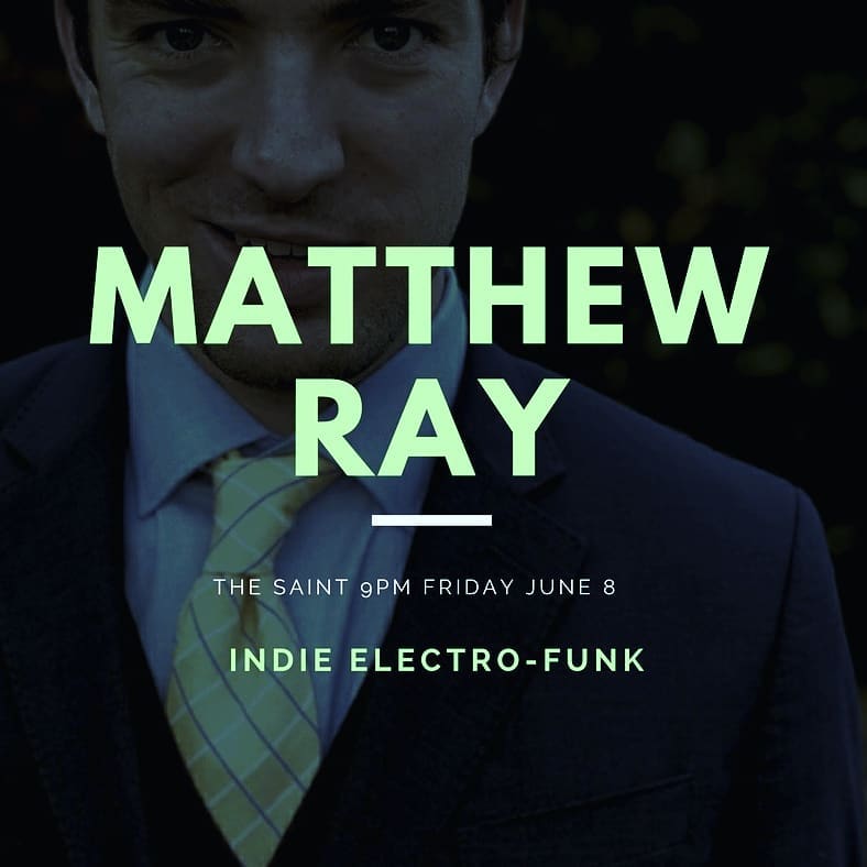 Matthew Ray will be spinning some sweet dance tunes tonight at the Saint. Come get your dance on.