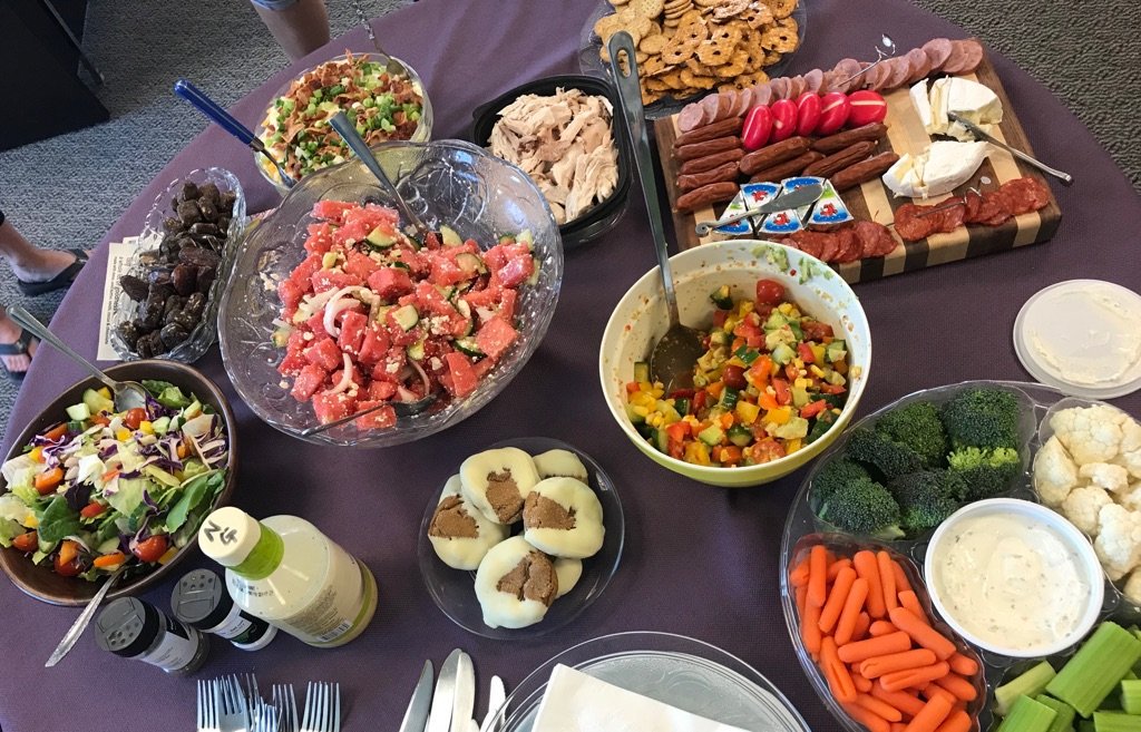 SilvercrestIns1's tweet photo. #FoodFriday at #Silvercrest today. An amazing potluck to end off casual week. #yycinsurancebroker #wicc #weloveourjob https://t.co/9JimIznn6e
