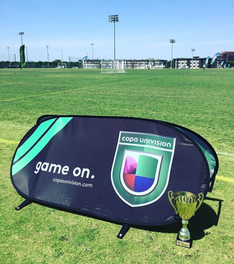 Nos vemos mañana en #CopaUnivision 🏆  en <a href="/ut_dallas/">UT Dallas</a>  800 W Campbell Rd en Richardson :)  Mucho exito a todos los equipos que estaran presentes y pues que gane el mejor! ⚽️