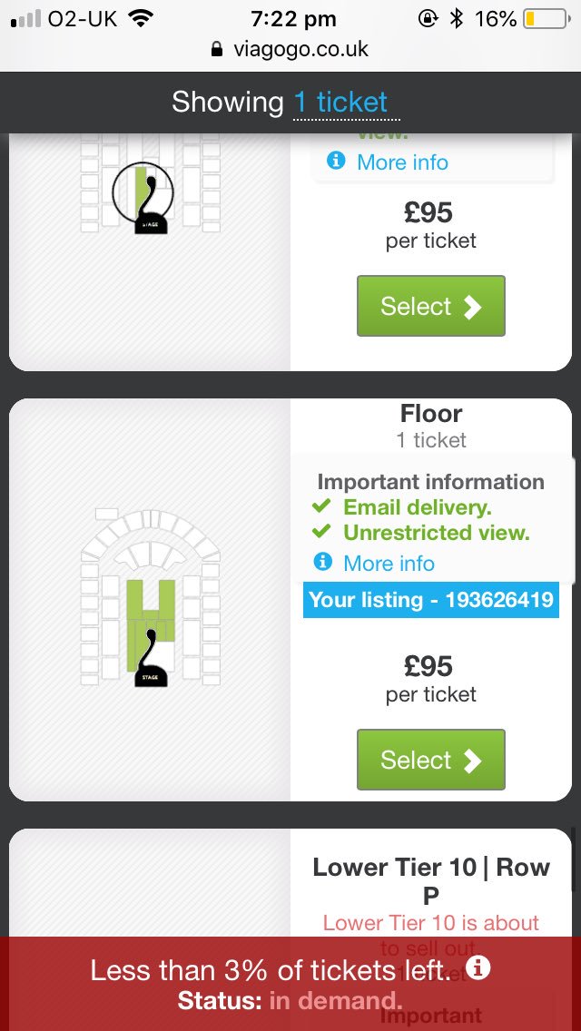 if anyone wants tickets for katy perry @ bham im selling one pls buy it im poor and i put it on for less than i paid for them x