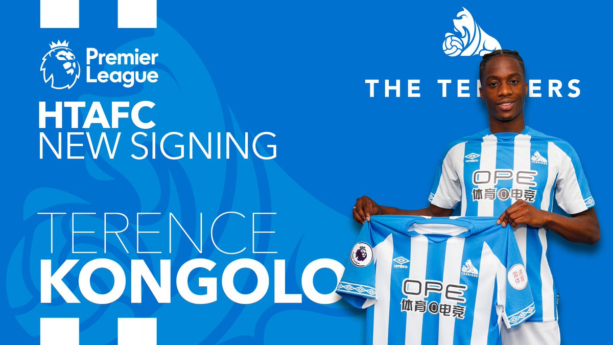 🖊️ HE'S BACK! #htafc has completed the permanent signing of defender <a href="/KongoloTerence/">Terence Kongolo</a> from <a href="/AS_Monaco/">AS Monaco 🇲🇨</a> on a four-year contract for an undisclosed fee!

👕 Terence is sporting the new <a href="/UmbroUK/">Umbro UK</a> home kit for the 2018/19 <a href="/premierleague/">Premier League</a> season.

👉 bit.ly/tk-perm (CL)