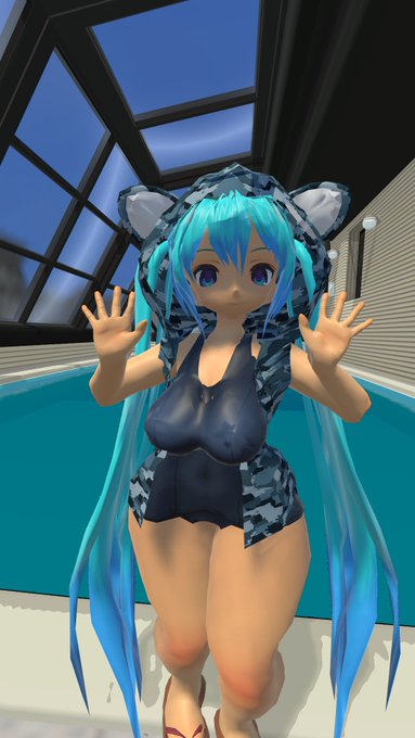 ひどい目にあったから自分のアバターで癒されるんじゃ～ 