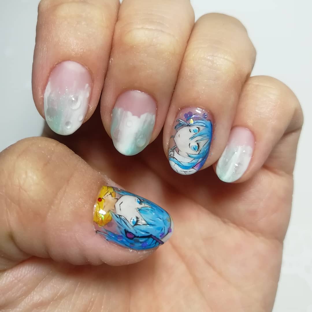 Hisae Nail Auf Twitter 雨 初音ミク痛ネイル 頻繁に替えすぎてネタ探しが大変 笑 関東も梅雨入りしたので雨ネイルで 途中経過のミクさんがホラーすぎる ネイル 痛ネイル キャラネイル ネイルアート 手描き アート 模写 モチーフネイル 初音ミク