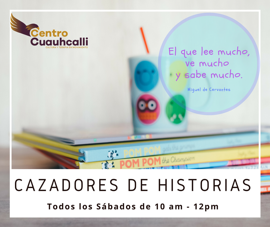 CentroCuauhcall's tweet photo. Cazadores de Historias es el lugar y momento perfecto para conocer relatos fenomenales. 

Todos los #Sábados de 10am a 12pm. ¡Acompáñanos! https://t.co/2CktRIaOy9