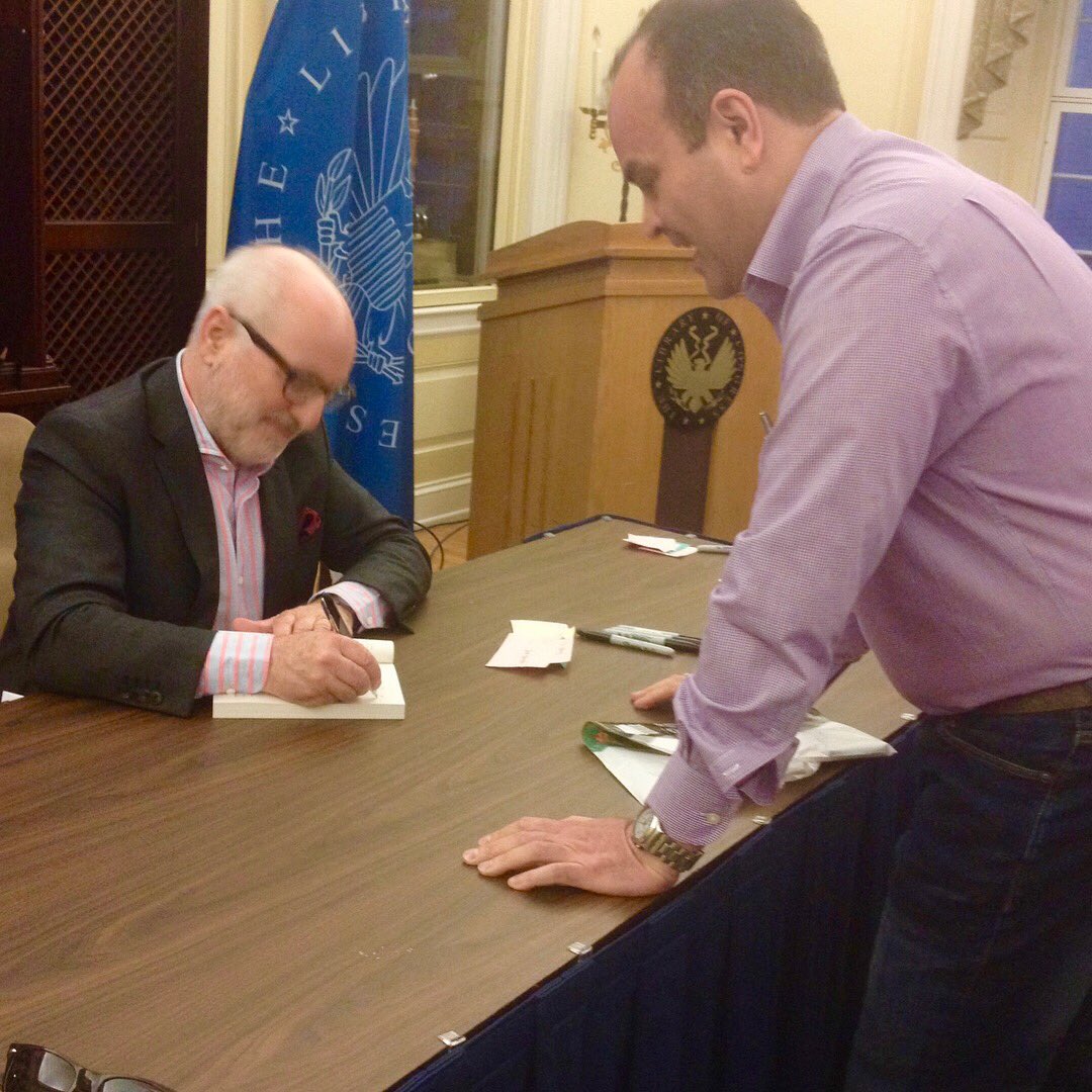 josera3000's tweet photo. Real pleasure! Last wednesday Conversation with @aaciman @librarycongress #CallMeByYourName #AndreAciman #LOCPride https://t.co/z778jNhehz