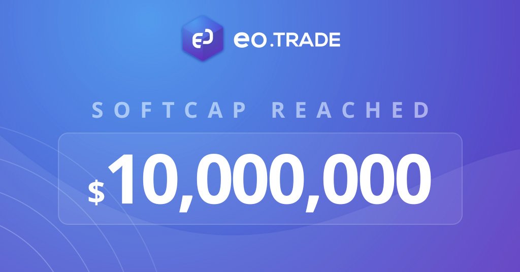 We have reached our softcap! First $10M raised and milestone for EO.Finance is fulfilled.

#EOtrade #ExpertOption #EOfinance #EO