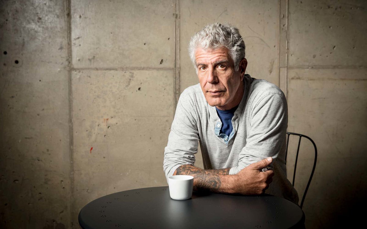 SanDiegoMag's tweet photo. We're remembering #AnthonyBourdain today with this interview from our archives. https://t.co/fku4CufPNr https://t.co/DIxH83Y5Ug
