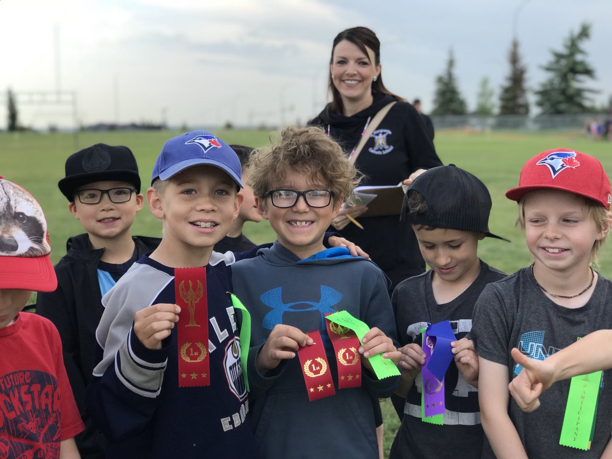 TLGuimond's tweet photo. A stellar day for our track meet!! Thank you to all grade 3 and 4 parent volunteers and the amazing sportsmanship shown by our students! #ProudPrincipal https://t.co/8NuxWd4gcr