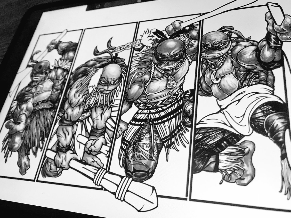 Progress Shot..
#lekz55#idabble#tmnt#keepingculturealive#villagemade#newthings