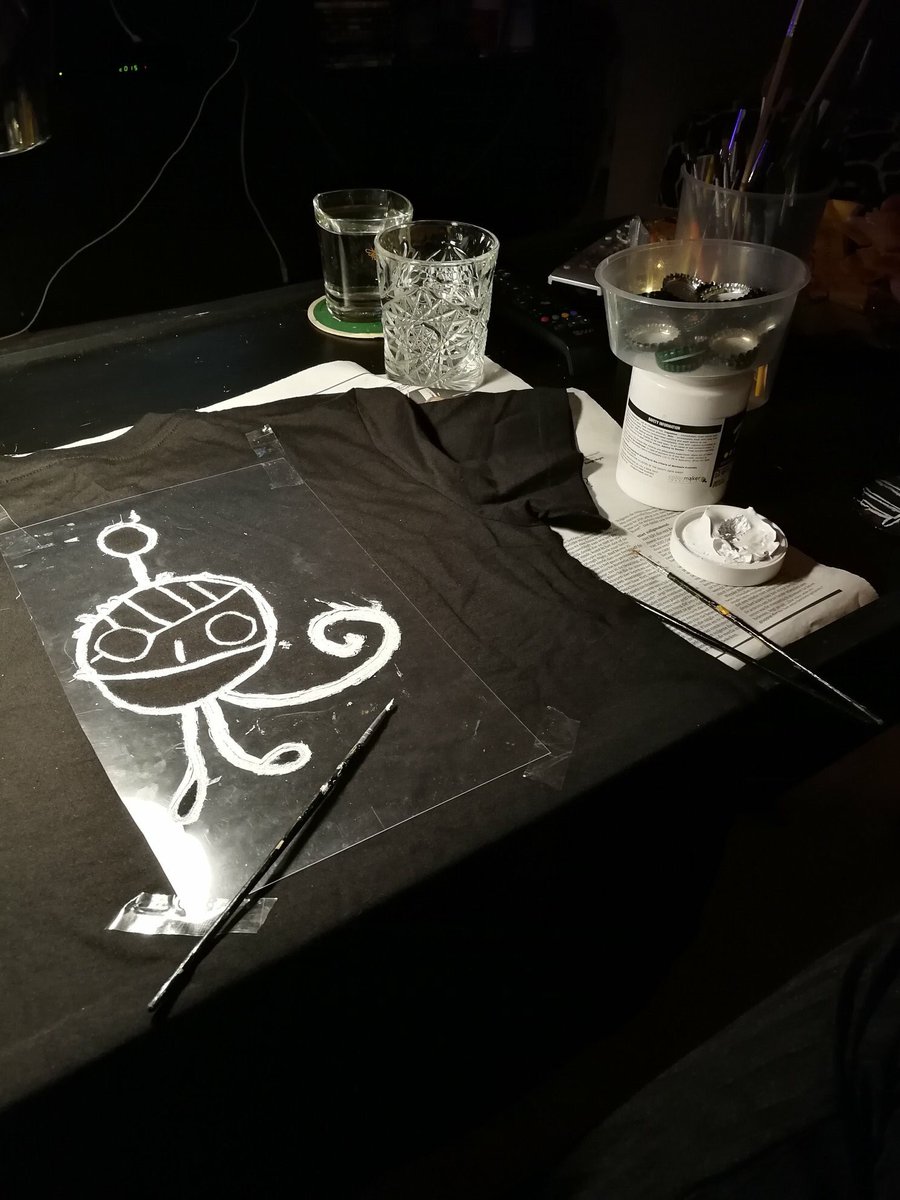 studiopie's tweet photo. Our designer made these awesome t-shirts the team will be wearing at the post mortem next Wednesday. We’re excited! https://t.co/tQ456Aygpo