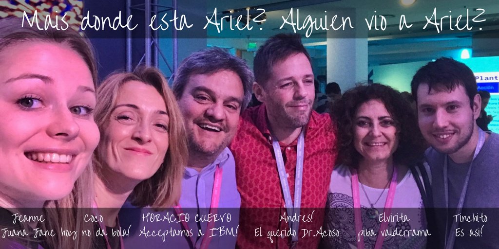 ClimaVistaAgro's tweet photo. Un saludo grande del equipo #ClimaVistaAgro #Ecoclimasol a Horacio @hcuervo de IBM Argentina.✌️👍👉Nos quedaba esta foto a compartir con vos  #ThinkArgentina 2018. https://t.co/37FOa5Z4iV
