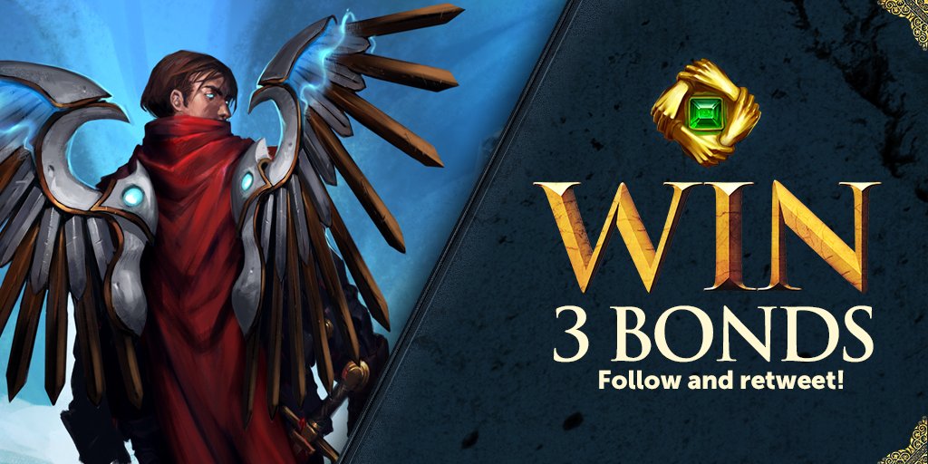 RuneScape's tweet photo. How'd you like to win 3 Bonds? 💰💰💰 Spread your wings with #FreeStuffFriday!

Follow and RT to enter. Winner announced next week. https://t.co/iUIlDRiKDQ