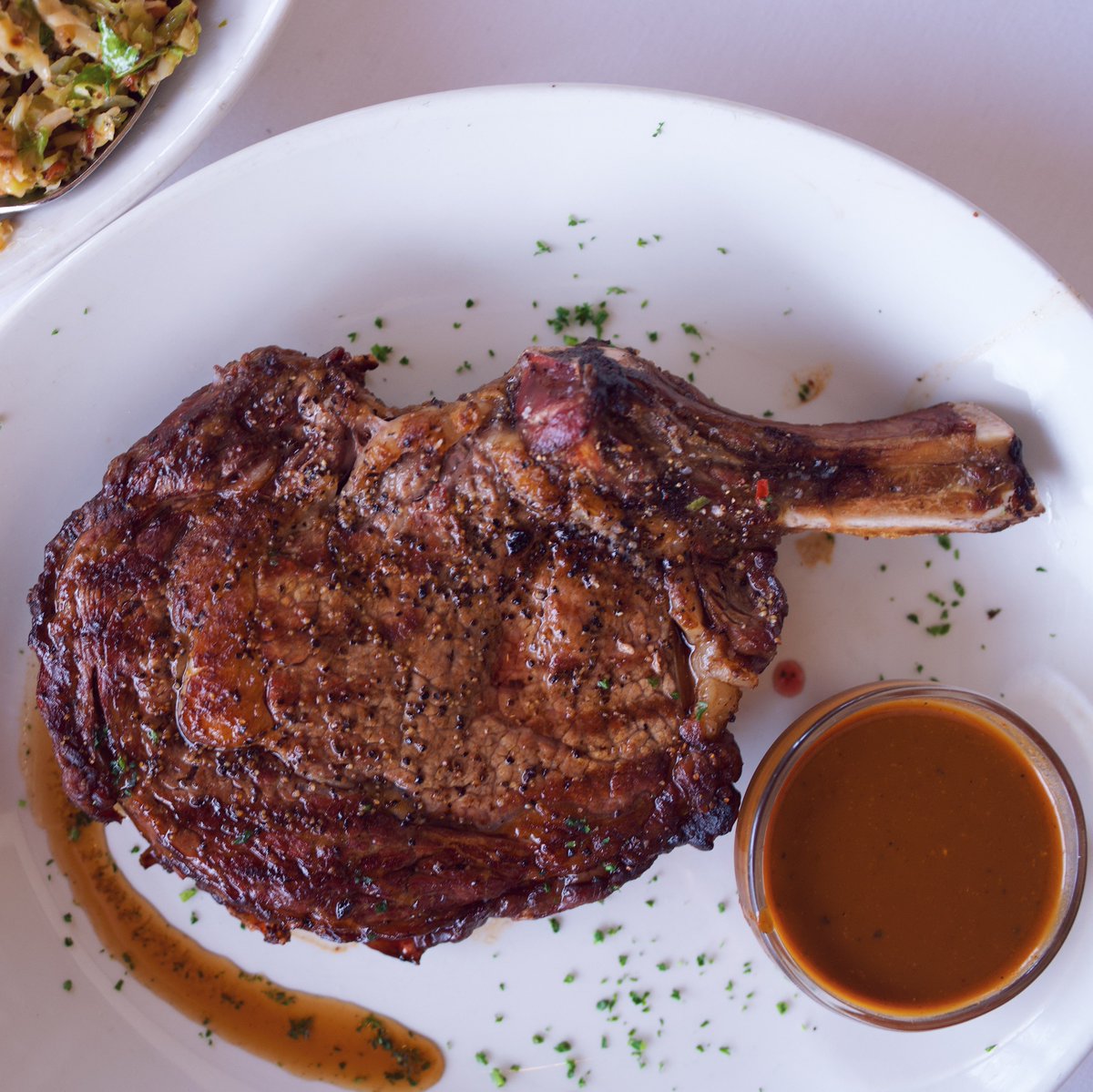 SullivansSteak's tweet photo. Take your Friday up an octave with our Bone-In Ribeye Cowboy Cut. #BoneInSteaks Photo credit @sensiblestylista https://t.co/Ix7sC1hR6y