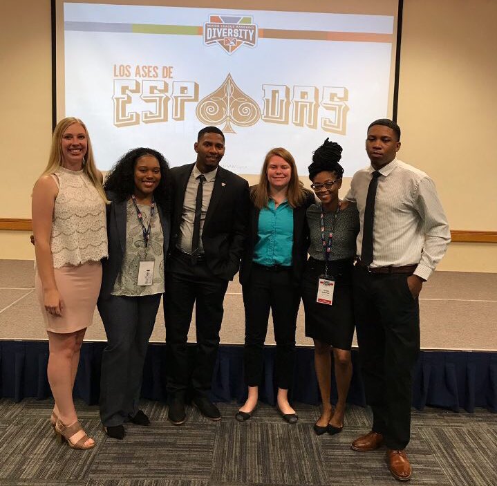 14Smith15's tweet photo. Grateful to have had the chance to work with this group this week!
We were tasked to reach the Hispanic market for the @Aces and we pitched it as a bid for Reno to be a part of the 2019 Copa de la Diversión initiative.
#LosAsesDeEspadas #MiLBFIELD https://t.co/aHpentZi6s
