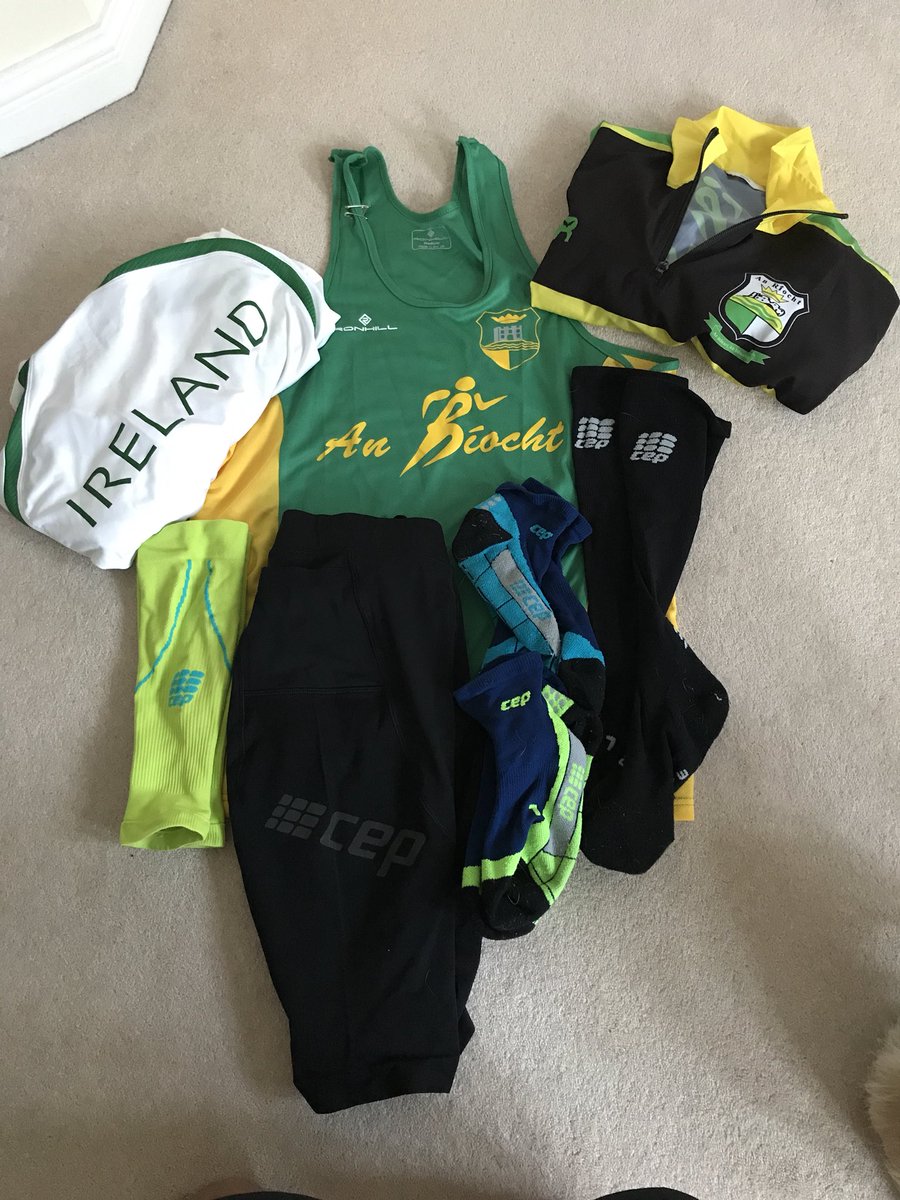 AthleteInMind's tweet image. Packing ready to race at Munster Champs this weekend in Ireland 🇮🇪 Representing @AnRiocht AC Think my @CEPSportsUK kit is on point 😎#truecompression