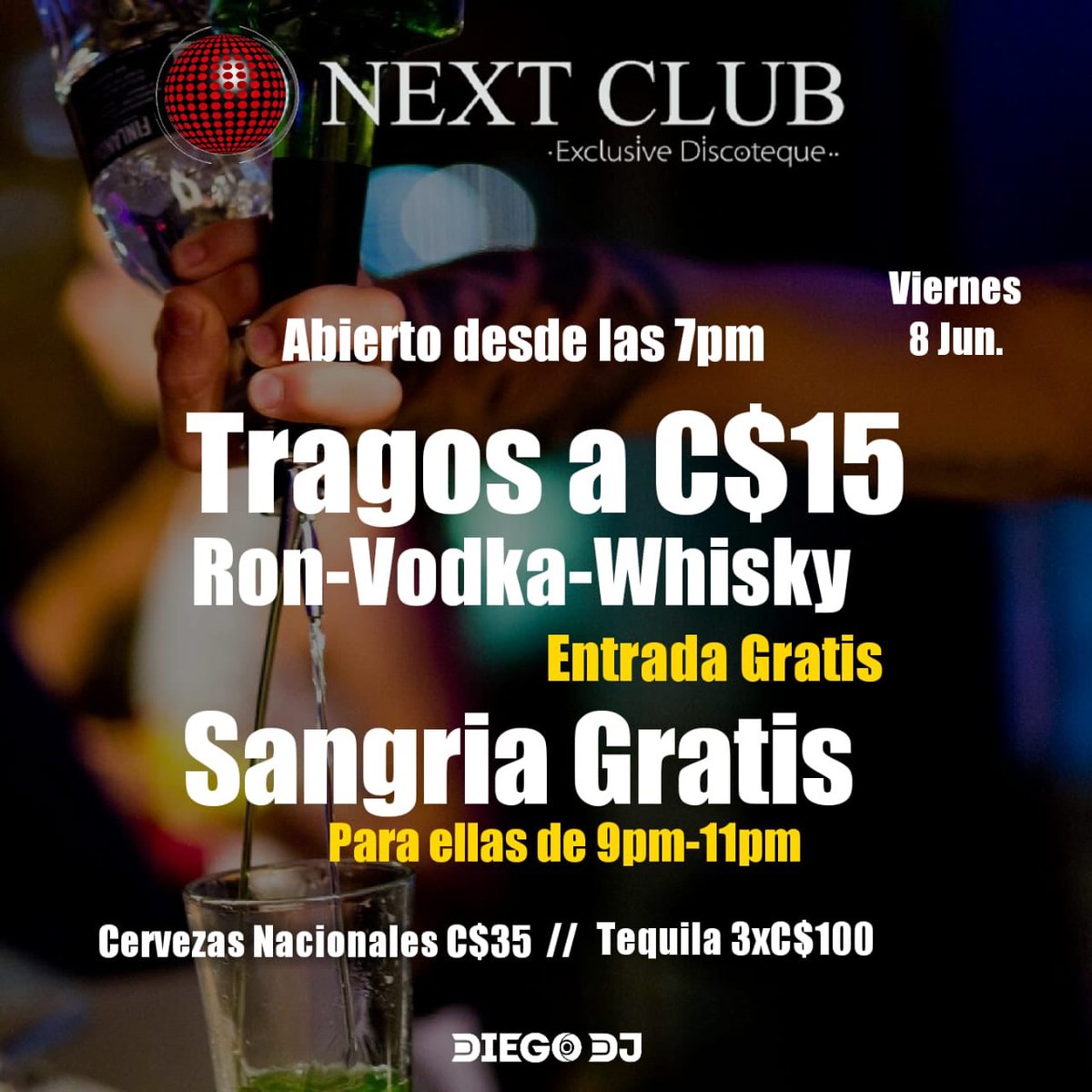 NextClubManagua's tweet photo. Viernes👍🏼 https://t.co/QQLLQNiWpp