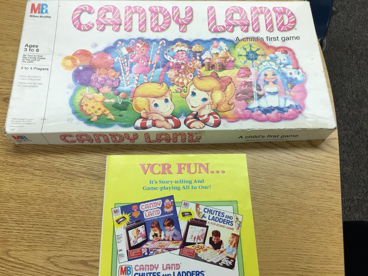 You know you’re old when your therapy materials include VCR instructions ... #cbspeechies #CANDYLAND #speechtherapy #speechtherapygold