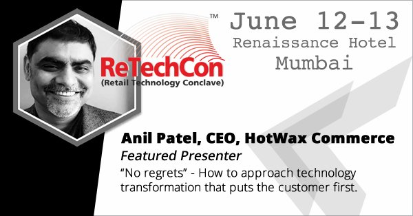 HotWaxCommerce's tweet image. Don't miss us at #ReTechCon2018!