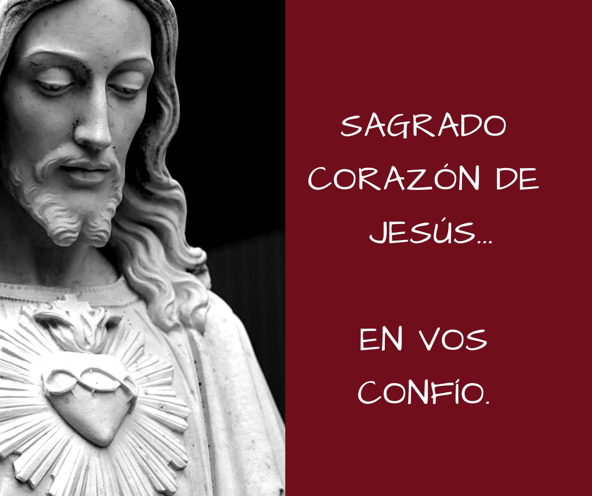 Origen on Twitter: "Sagrado Corazón de Jesús... En vos confío. 🙏… "