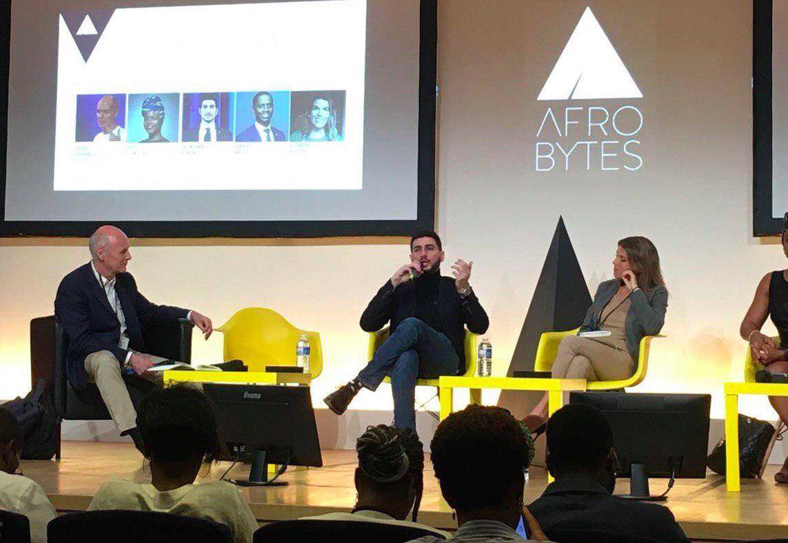 Alex_Fork's tweet photo. #Humaniq CIO Hazem Danny Al Nakib was among the tech leaders on the panel of Afrobytes Marketplace 2018 today. Thanks, Hazem for a great insight as always! 
#hmqevents #unbanked #Afrobytes2018 https://t.co/pEEdEouRVJ