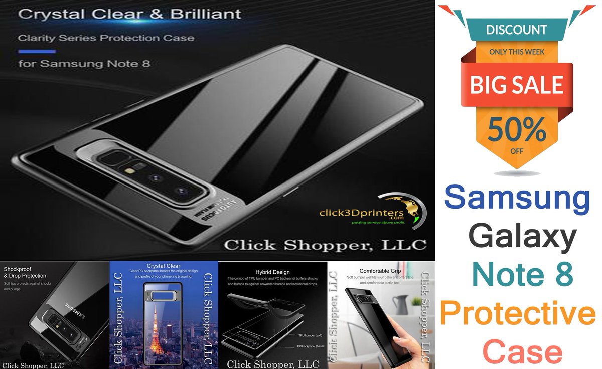 Click3DPrinters's tweet image. #Samsung #Galaxy Note 8 Protective Case, see detail at- ow.ly/Y5Yt30kpzK3 #click3Dprinters #technology #innovation #robot #nasa #design #architecture #stylist #mobile #smartphone