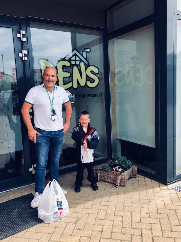 Big thank you to Sonny for his fundraising today! Possibly one of our youngest supporters. #helpingrebuildlives #homelessness #community #fundraiserofthefuture
