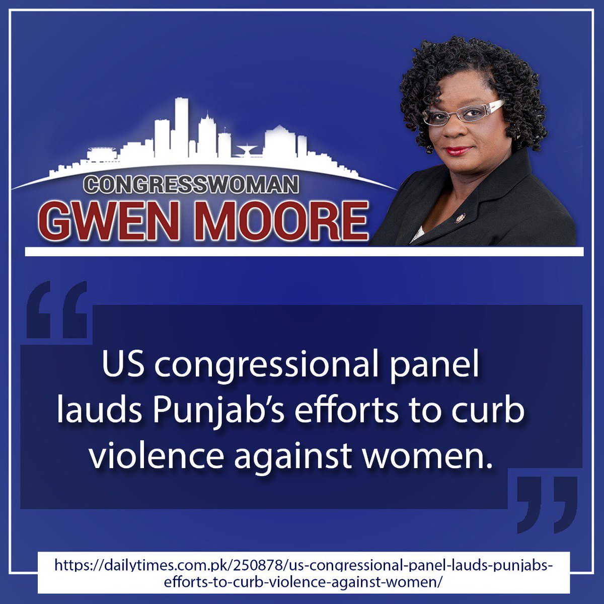 PMLNPunjabPk's tweet photo. Another good news for Punjab! 

US congressional panel lauds Punjab’s efforts to curb violence against women #5YearsOfSS https://t.co/Vu1ArZcIle https://t.co/IQiZFPADSL