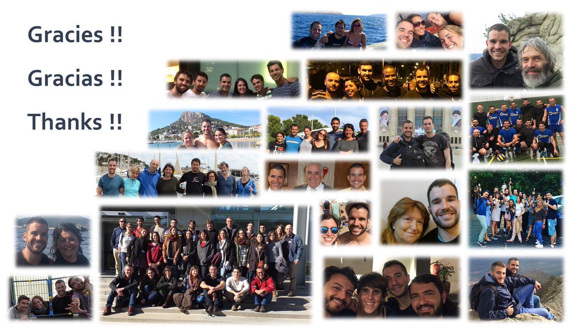 IMonteroSerra's tweet photo. Today I write my very first tweet to share my happiness after finishing my PhD! So grateful to everyone that was part of this long travel @crislinaresibz @JGarrabou @DaniGomezGras @enekoasp @GraciellaRovira @PolCapdevila90 Alba, Marta, Andrea, Paula, Jeanba &amp; many others, thanks! https://t.co/jlE3Q9Mlk1