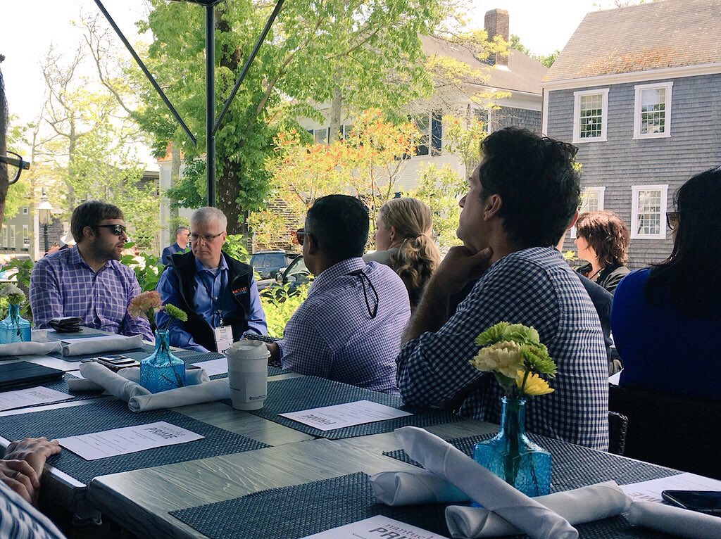 ACKCONF's tweet photo. A great discussion with @jhitchco and #SteveFaulkner on starting over after you’ve sold your company #ACK2018 @MinimSecure @Dyn @jpmorgan https://t.co/zLZ6Rwez8b