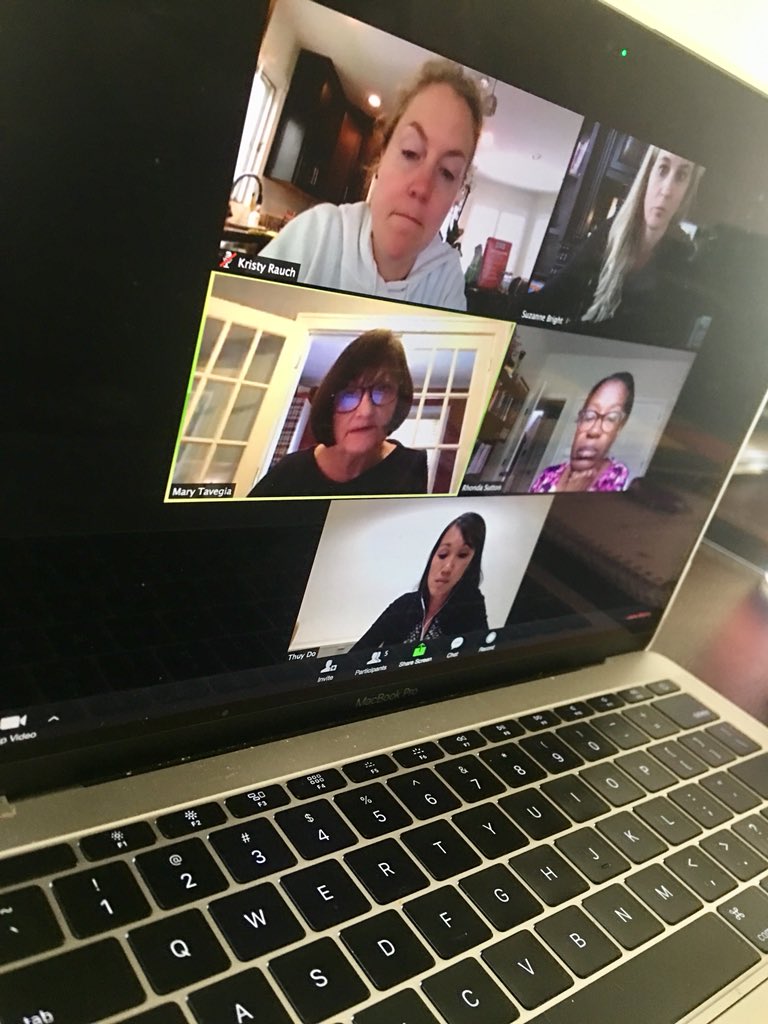 DrSuzanneBright's tweet photo. Caring School Community 2nd edition is launching and we are EXCITED! 😃🌟🎉 This group is putting heads together and talking CSC! @MTavegia @kristy_rauch @CollabClassroom
#collabclass #SEL #BuildingCaringRelationships #CaringDiscipline https://t.co/8Sw5Ga4s6z