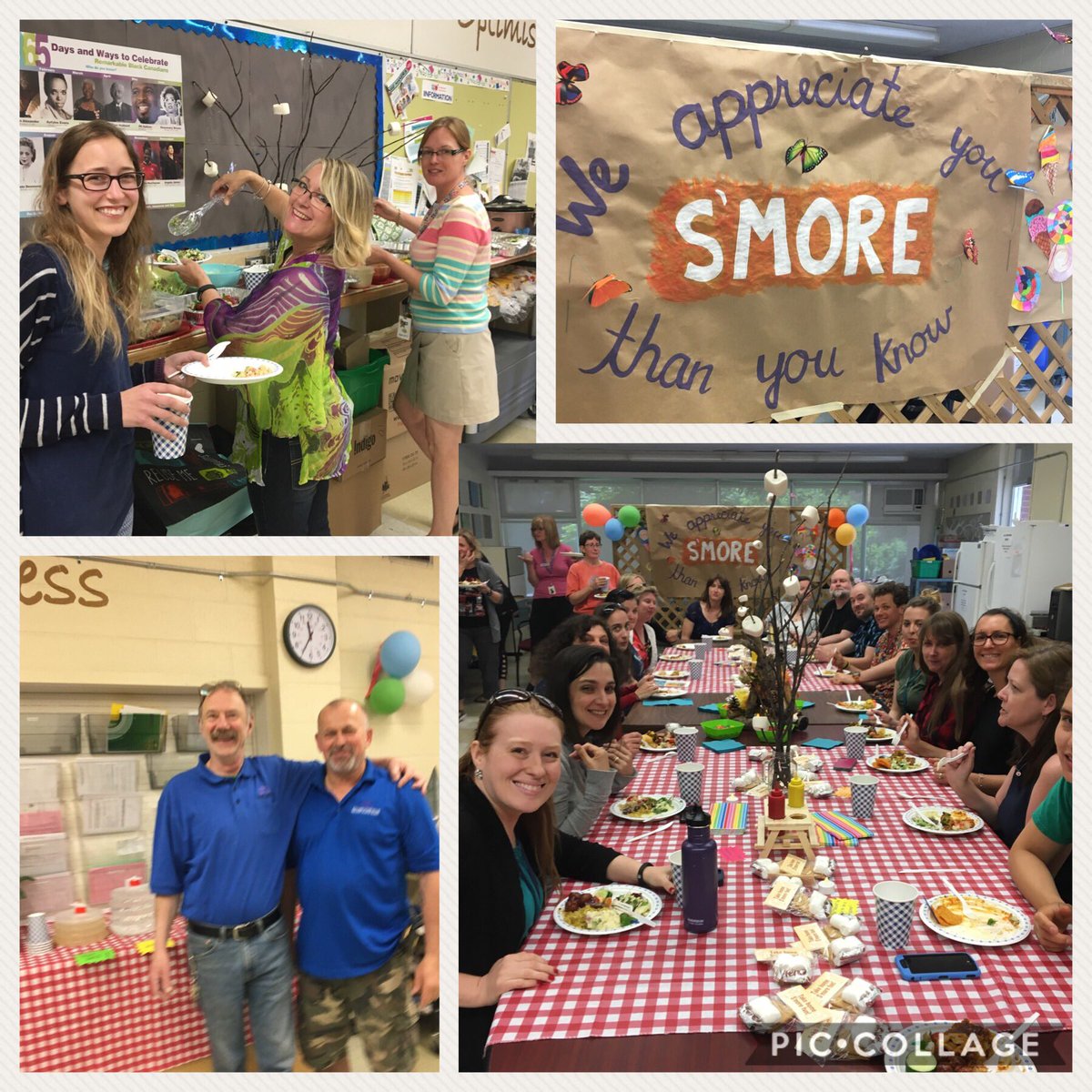 Staff at SWC were very touched by the thoughtful Staff Appreciation Lunch put on by parents today!