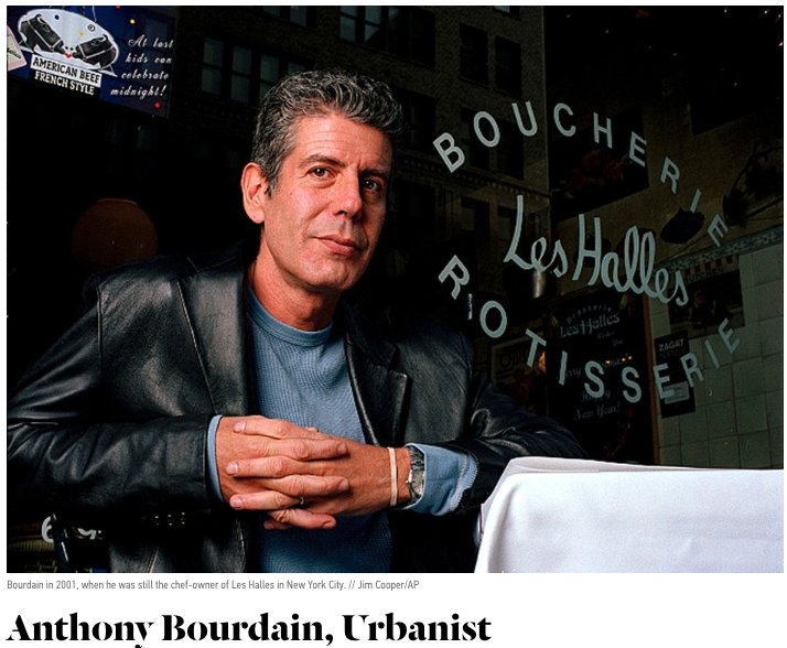 staehere's tweet image. Thank you @Richard_Florida for your reflection on #Bourdain as ultimate urbanist. He inspired us too, to find humanity and beauty in the universal culture of sharing food and sharing streets❤️
bit.ly/2HwyfsR