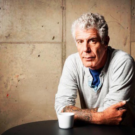 FrolicHawaii's tweet photo. Anthony Bourdain 1956 - 2018 
The world lost a great storyteller today. A man that enjoyed food and drink as much as the sharing conversations with people from all over the world. We felt like we explored the world with Tony, no matter where we were — wo… https://t.co/Sw6S9iIGzl https://t.co/ELCgqoqFL5